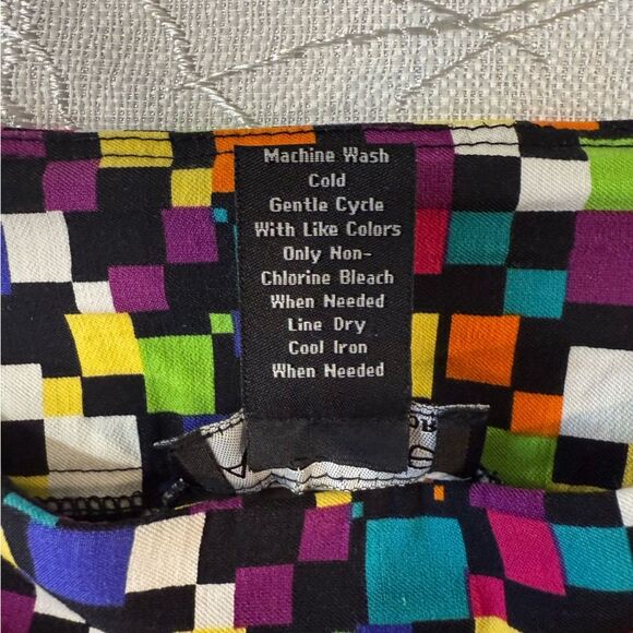 Attyre Skort Set of 2 Blue Black Abstract Design Scallop Hem Tennis Golf SZ10 - Picture 13 of 13